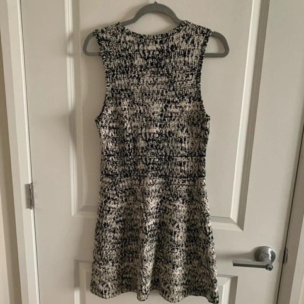 - THEORY Alancy C Sleeveless Tweedscape A-Line Dress Size Medium - Picture 11 of 14